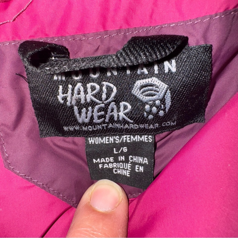 Mountain Hardwear Purple Puffer Jacket with Quilted Design Large - Picture 10 of 11